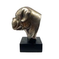 Hund Statue 02 Boxer Bronze Harz Skulptur Figur Tierstatuetten Hessen - Karben Vorschau