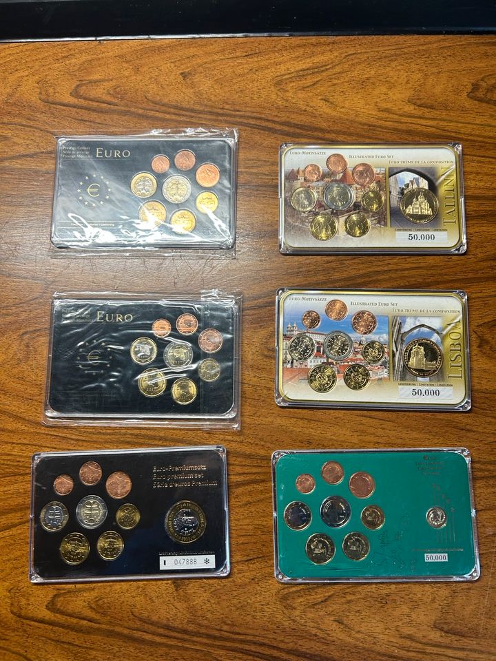 Sammlungsauflösung Silbermünzen Gedenkmünzen Euro Sets in Freital