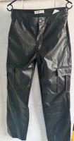 Pull & Bear Lederimitat Hose Cargo S/M Leipzig - Neulindenau Vorschau