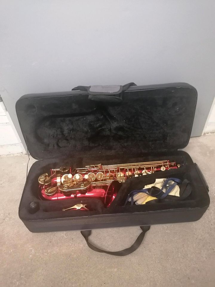 Saxophon Roy Bronsson AS- 202R  komplett zu verkaufen mit tasche in Willich
