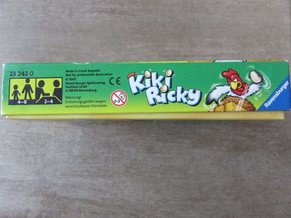 Kiki Ricky Eierwurfspiel Ravensburger Mitbringspiel KOMPLETT in Kösching