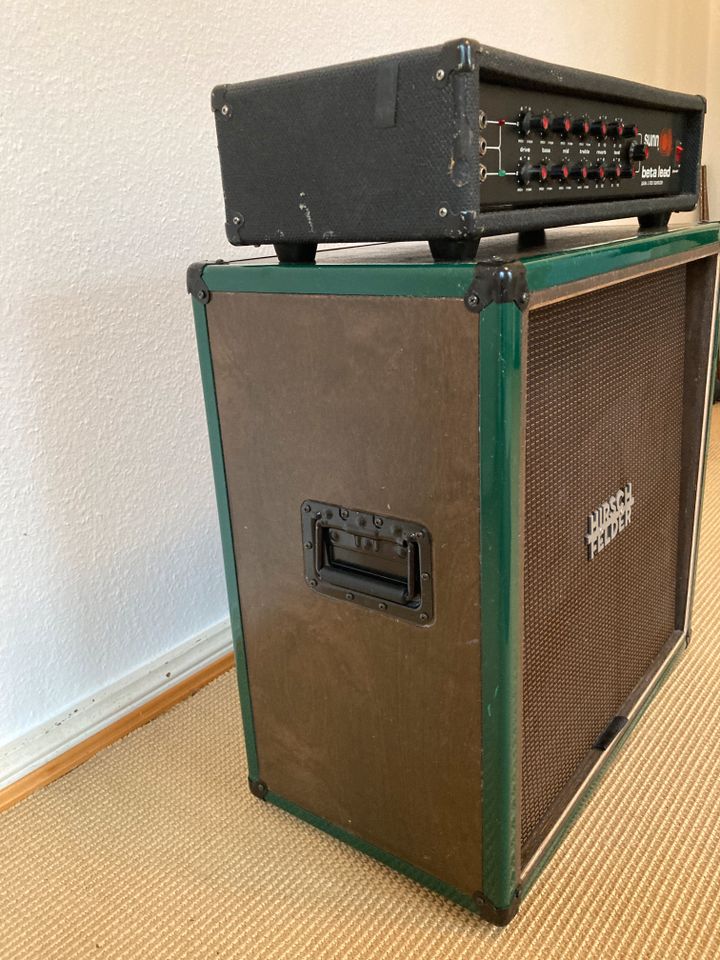 SUNN beta lead Gitarrenverstärker Hirschfelder 212 Box Cabinet in Salzhausen