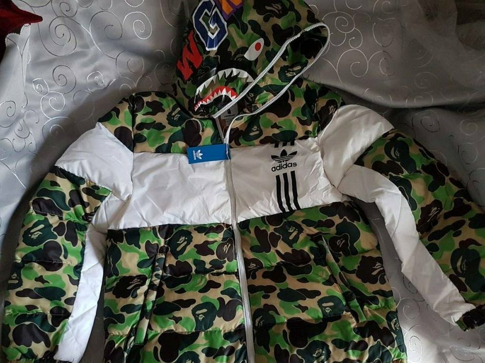 Adidas Bape Jacke ID96 Camo Daunenjacke Jacket X Shark M ID96 in Eimsbüttel  - Hamburg Eidelstedt | eBay Kleinanzeigen ist jetzt Kleinanzeigen