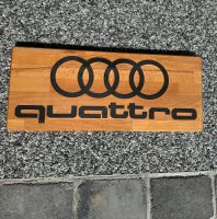 Audi Quattro Holzschild absolutes Einzelstück Nordrhein-Westfalen - Zülpich Vorschau