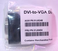 DVI-to-VGA Dongle Adapter Stecker PN 51J0248 / 51J0454 Neu + OVP Hessen - Biebesheim Vorschau