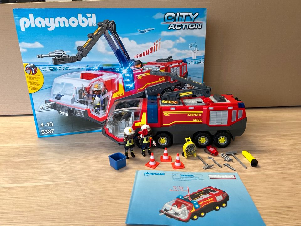 Playmobil 5337 Flughafenlöschfahrzeug mit Licht und Sound wie Neu in Hude (Oldenburg)