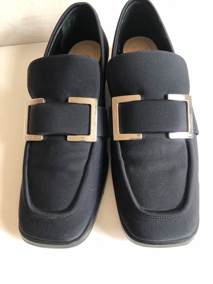 Sergio Rossi fabric covered leather loafers EU40 in Berlin