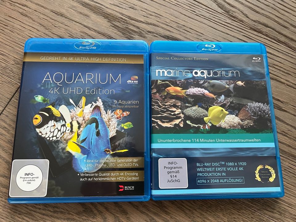 Aquarium 4K UHD Edition auf Bluray und Marine Aquarium in Wertach