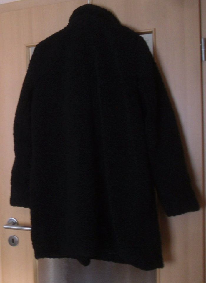 Damen Teddy Mantel XL schwarz neu ohne Etikett in Ramstein-Miesenbach