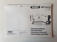 Pfaff Industrienähmaschine 487-706/81/83 Gebrauchsanweisung Kopie Rheinland-Pfalz - Worms Vorschau