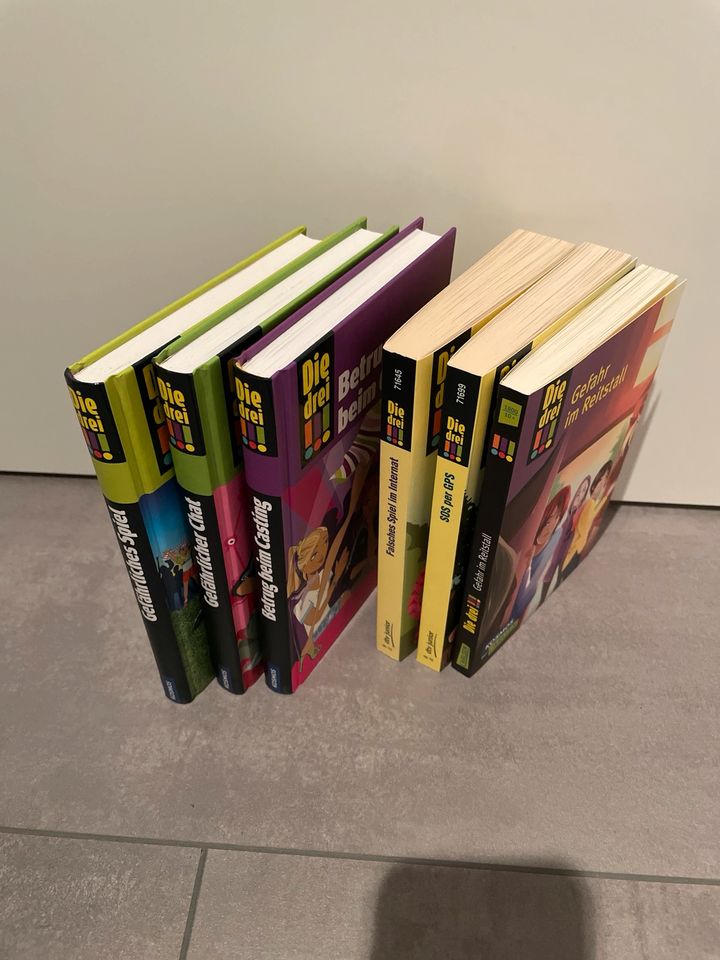 Die drei !!! , 6 Bücher ( 3x Hardcover/3x Taschenbuch) in Witten