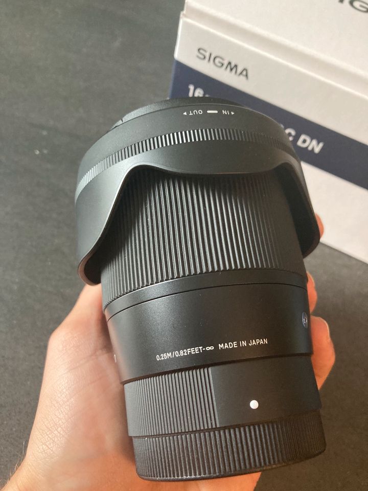 Sigma 16 mm 1.4 für Sony APSC in Naila