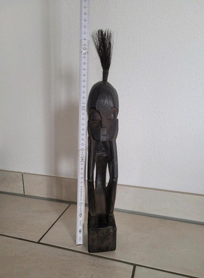 Afrikanischen Holzfigur Denkerfigur Afrika 43 - 45 cm Dekogras in Karlshuld