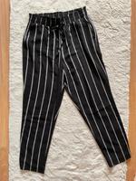 Leichte Stoffhose schwarz-weiß gestreift Baden-Württemberg - Schriesheim Vorschau