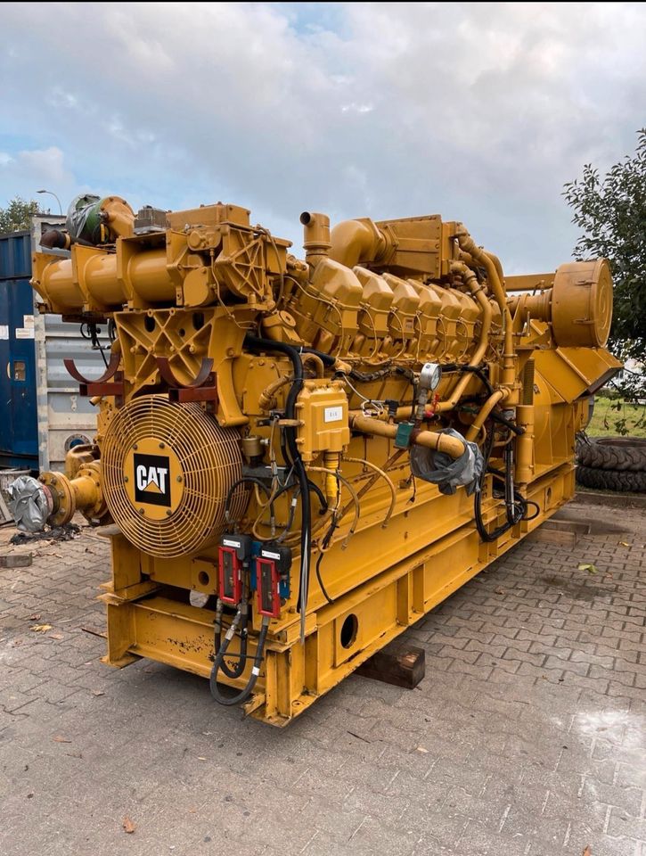 CAT 1400 KVA Gas Stromaggregat BHKW Notstromaggregat in Gundelsheim