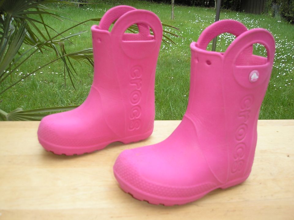 CROCS Gummistiefel, Gr. 27- 28, Pink, "Federleicht" ! in Krefeld