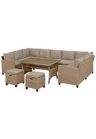 Gartenlounge-Set Rotterdam, (Set, 20-tlg., 3x 3er Sofa, 2x Hocker Nordrhein-Westfalen - Rietberg Vorschau