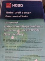 NOBO Wand/Decke montierte Projektionswand 150 cm x 150 cm Baden-Württemberg - Königsbach-Stein  Vorschau