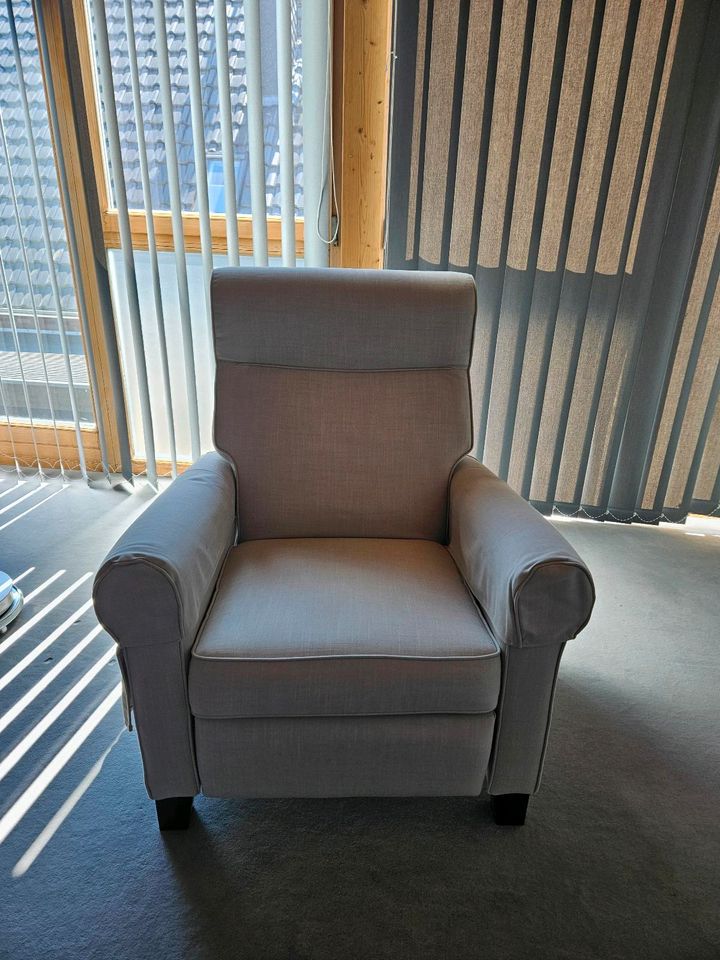 Relaxsessel Stoff von Ikea beige/grau in Reinbek