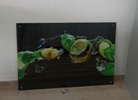 Küchenrückwand, Spitzschutz 89 x 60,5, Glas, schwarz/Limette Thüringen - Stadtroda Vorschau