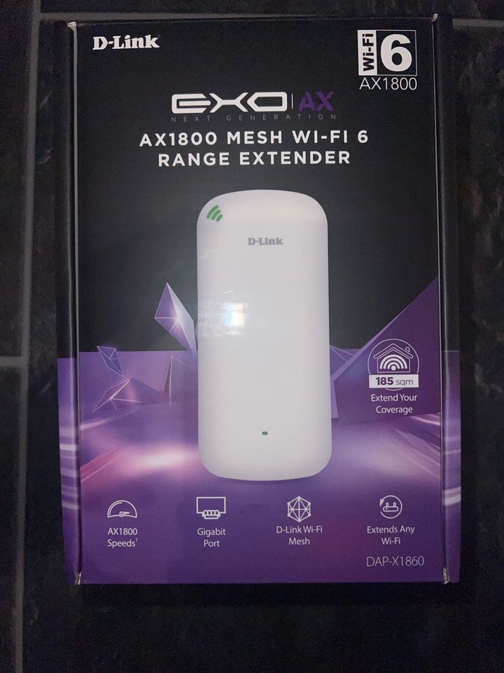 WLAN Verstärker WiFi Extender D-Link EXO AX in Homburg