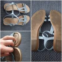 Sandalen, hell blau, Glitzer, Gr. 38, wenig getragen Bayern - Roßtal Vorschau