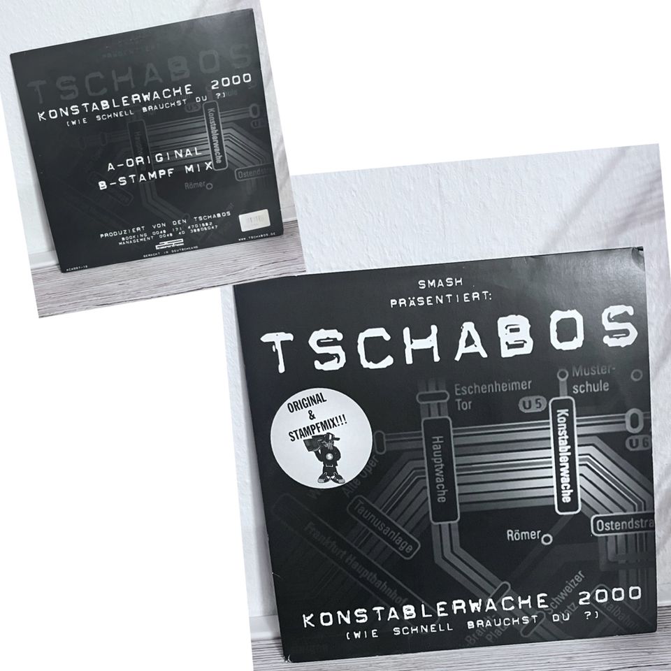 ☑️ Tschabos – Konstablerwache 2000 ⭐️ 12" Vinyl ⭐️ Thunderdome in Wilhelmshaven