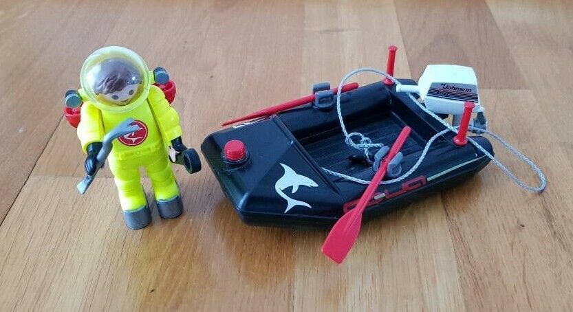 wie NEU * Playmobil 4910 Kleinboot mit Tiefseetaucher in Berlin