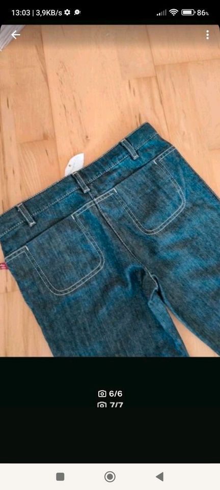 Petit Bateau Maedchen Jeanshose Gr.140 neu mit Etikett! in Hanhofen