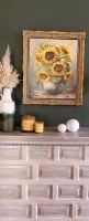 Gemälde Öl auf Leinwand mit Holzrahmen, Sonnenblumen Geckelin Hessen - Lorsch Vorschau