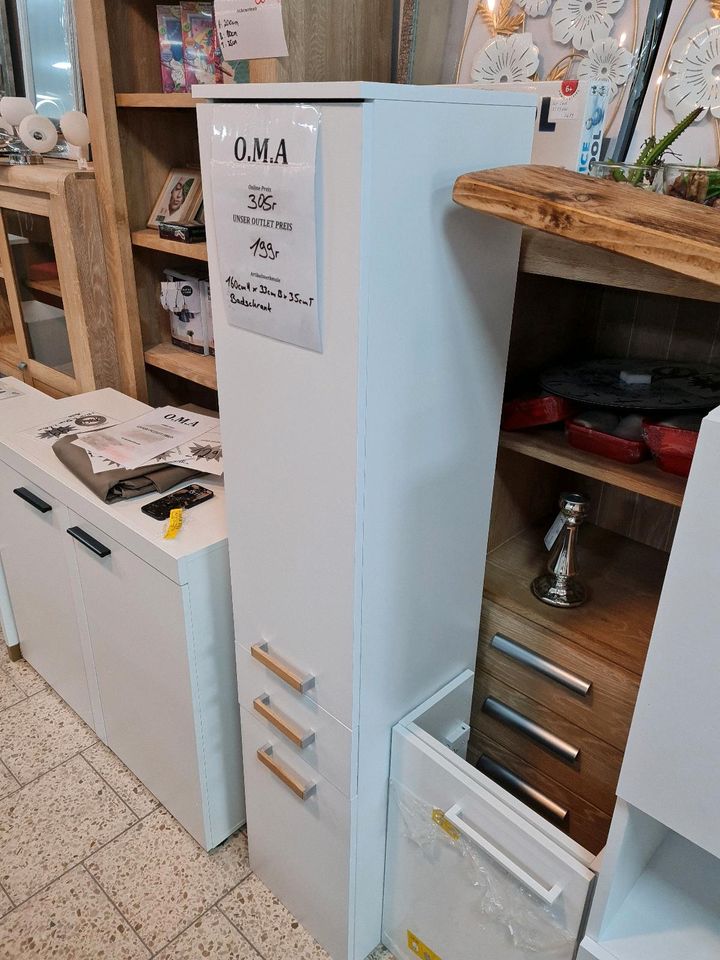 Badschrank Schrank Badmöbel Möbel UVP 305€ in Herbstein