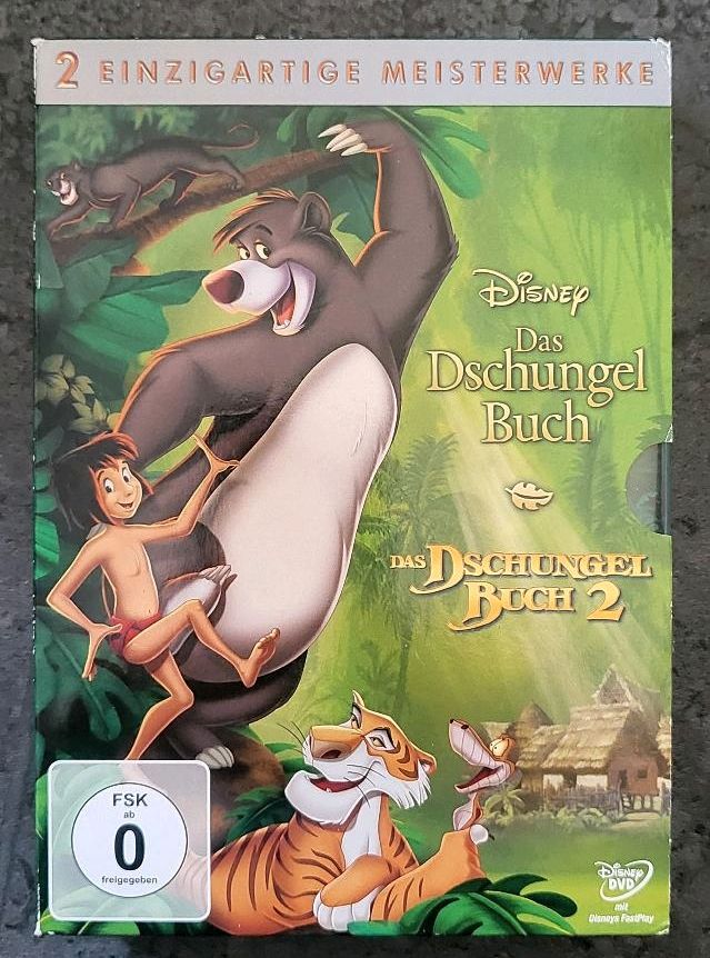 ► DVD Disney Das Dschungelbuch Teil 1+2 + Star Wars Droiden-Saga in Lübeck