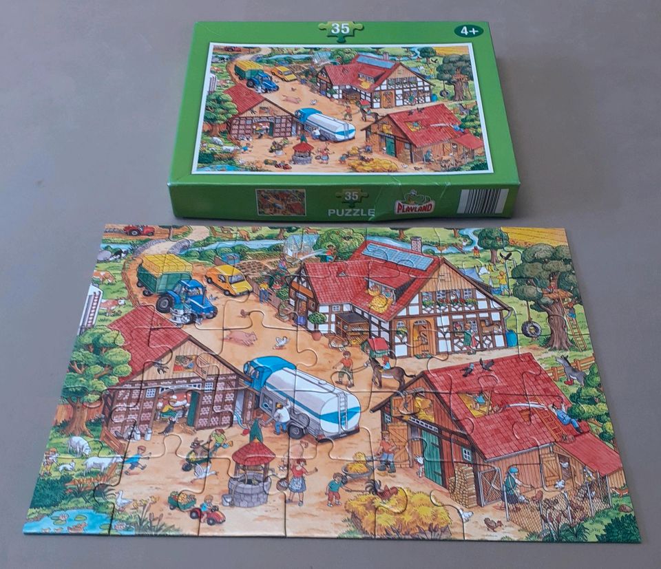 Puzzle 35 Teile " Bauernhof" in Rehau