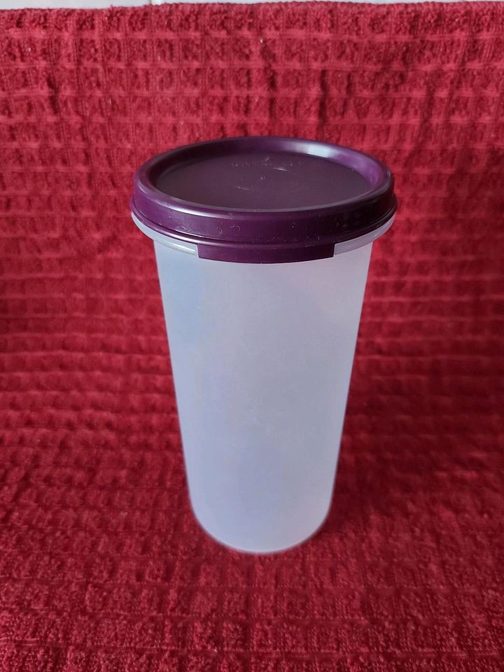 Runder "Eidgenosse" von TUPPERWARE 650ml, lila Deckel (brombeere) in Krefeld