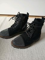 Stiefelette Schnürboots Halbschuh gefüttert Glitzer Gr. 31 Sachsen - Rathmannsdorf Vorschau