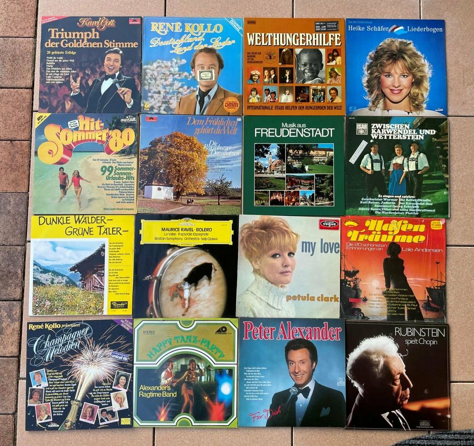 327 Schallplatten LP Vinyl Sammlung in Vallendar