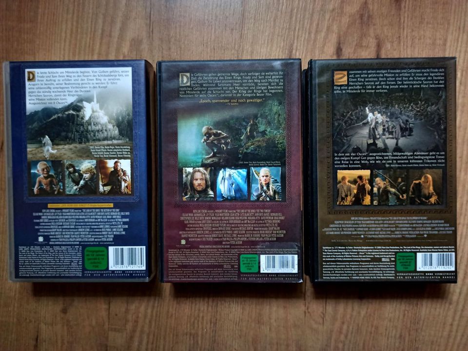 VHS Video Trilogie: DER HERR DER RINGE (The Lord of the Rings) in Berlin