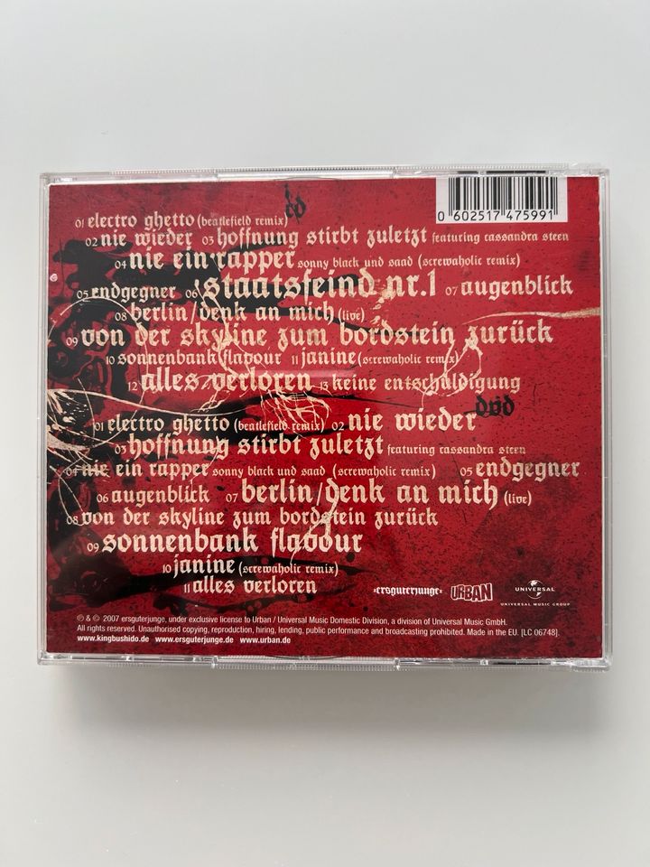 Bushido - Das Beste 2 CD Best Of MEGA RAR Wie NEU in Bergisch Gladbach