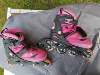 größenverstellbare Kinderinlineskates pink und grau Niedersachsen - Osnabrück Vorschau