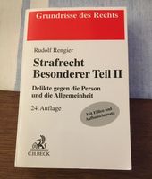 Strafrecht Besonderer Teil II Rudolf Rengier Münster (Westfalen) - Mauritz Vorschau