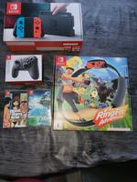 Nintendo Switch+2 Spiele +Pro Controller +Ringfit Niedersachsen - Salzgitter Vorschau