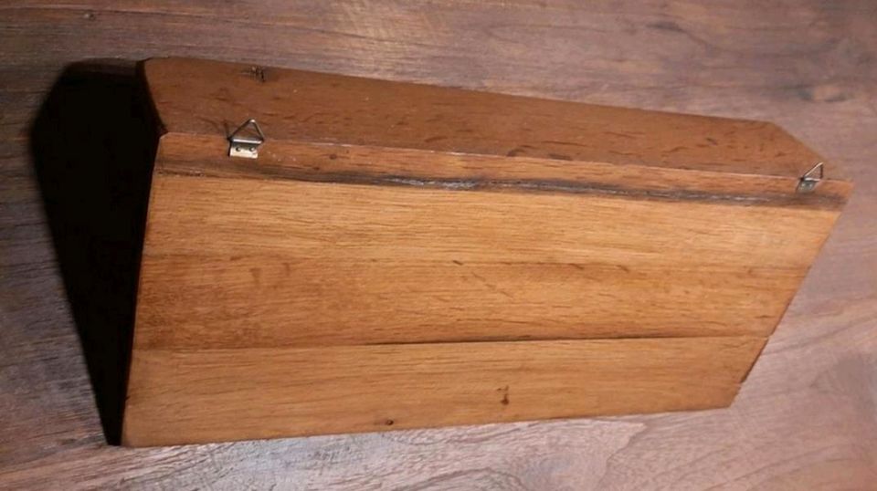 Echt Holz Garderobe mit Ablage Haken Leiste Garderobenleiste in Bendorf