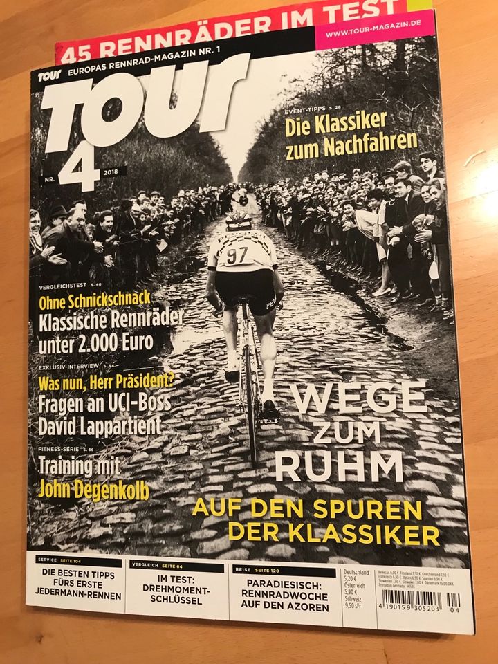 Tour - Das Rennrad-Magazin Nr. 1 Jhg. 2018 immer noch lesenswert in Frankfurt am Main