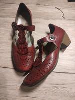 Schuhe Damen Rieker Leder rot Dresden - Innere Altstadt Vorschau
