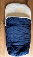 Baby Fußsack Decke Lammfell Kinderwagen Engel navy dunkelblau Hessen - Offenbach Vorschau