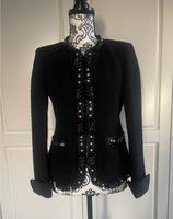 Madeleine Couture Jacke Tweed schwarz Perlen Gr. 36 neu Bayern - Abensberg Vorschau