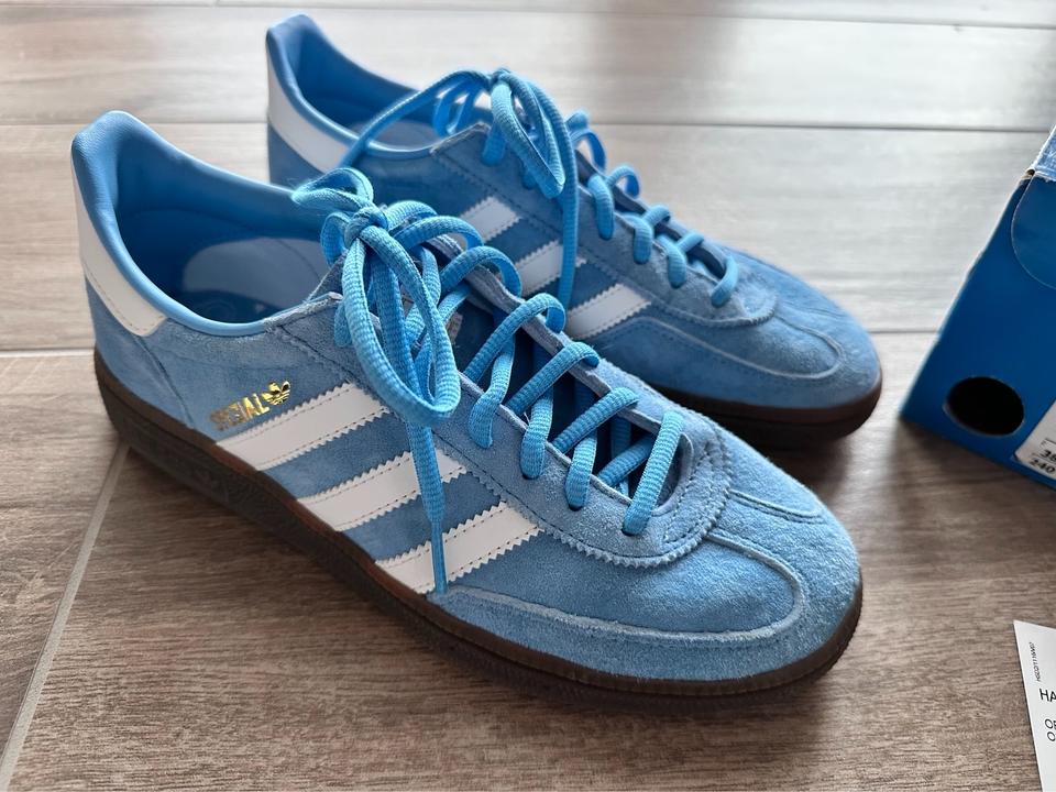 Adidas Original Handball Spezial - UK 5,5 / 38 2/3 - hellblau in Ehrenburg