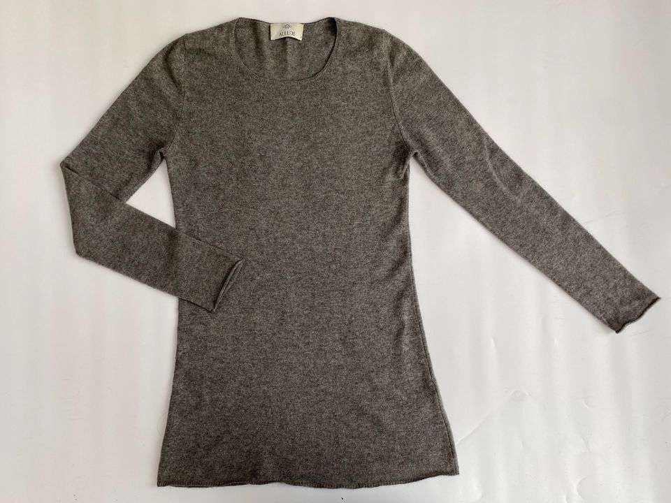 Allude 100% Kaschmir Pullover Kleid grau Gr. S 34 36 in Reinbek