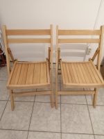 4 Stühle Holz klappbar, Holz Klappstühle Niedersachsen - Diekholzen Vorschau