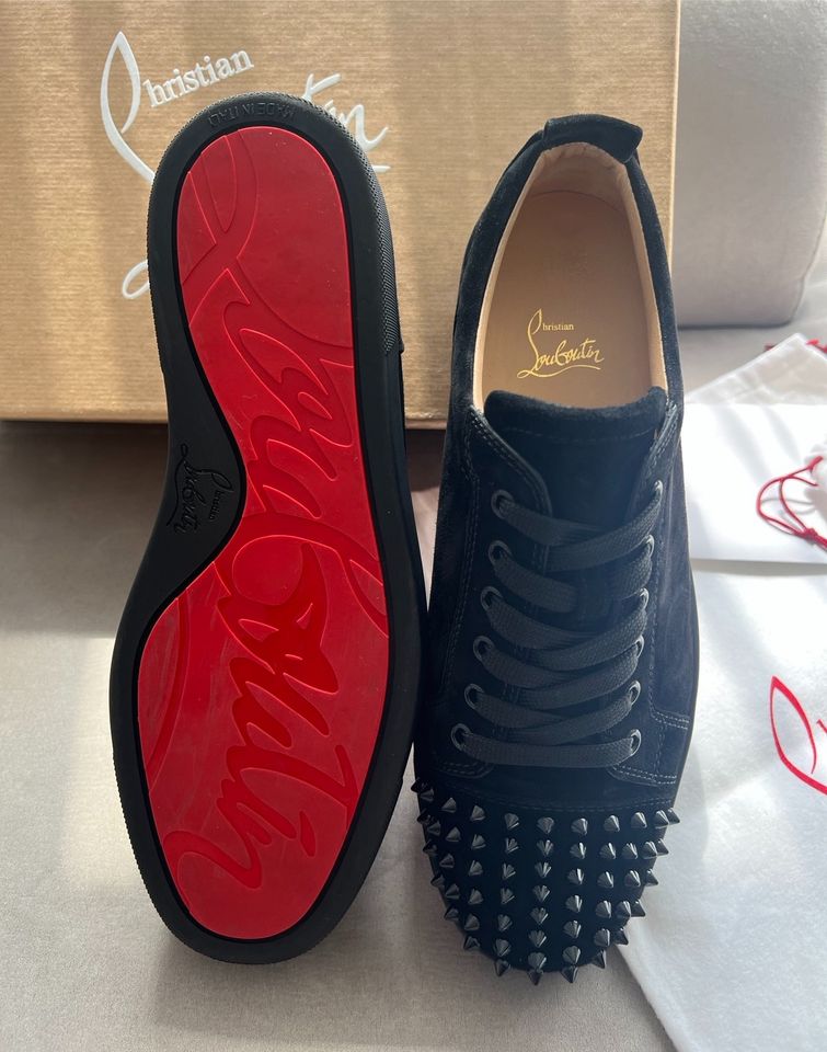 Christian Louboutin Louis Junior Spikes 42 Low top Sneaker 41,5 in Mülheim (Ruhr)